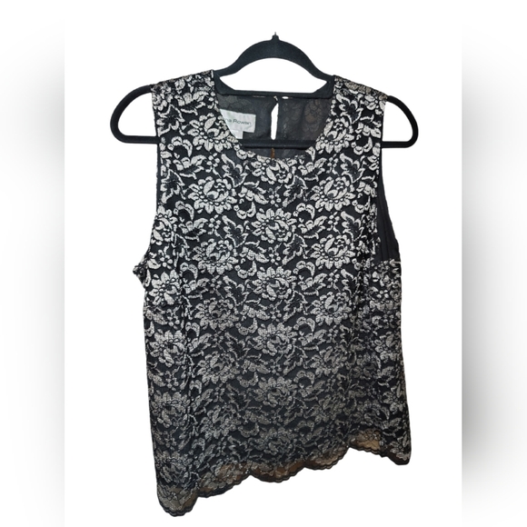 Rena Rowan Vintage Black and Silver Floral Blazer And Blouse - Picture 3 of 12